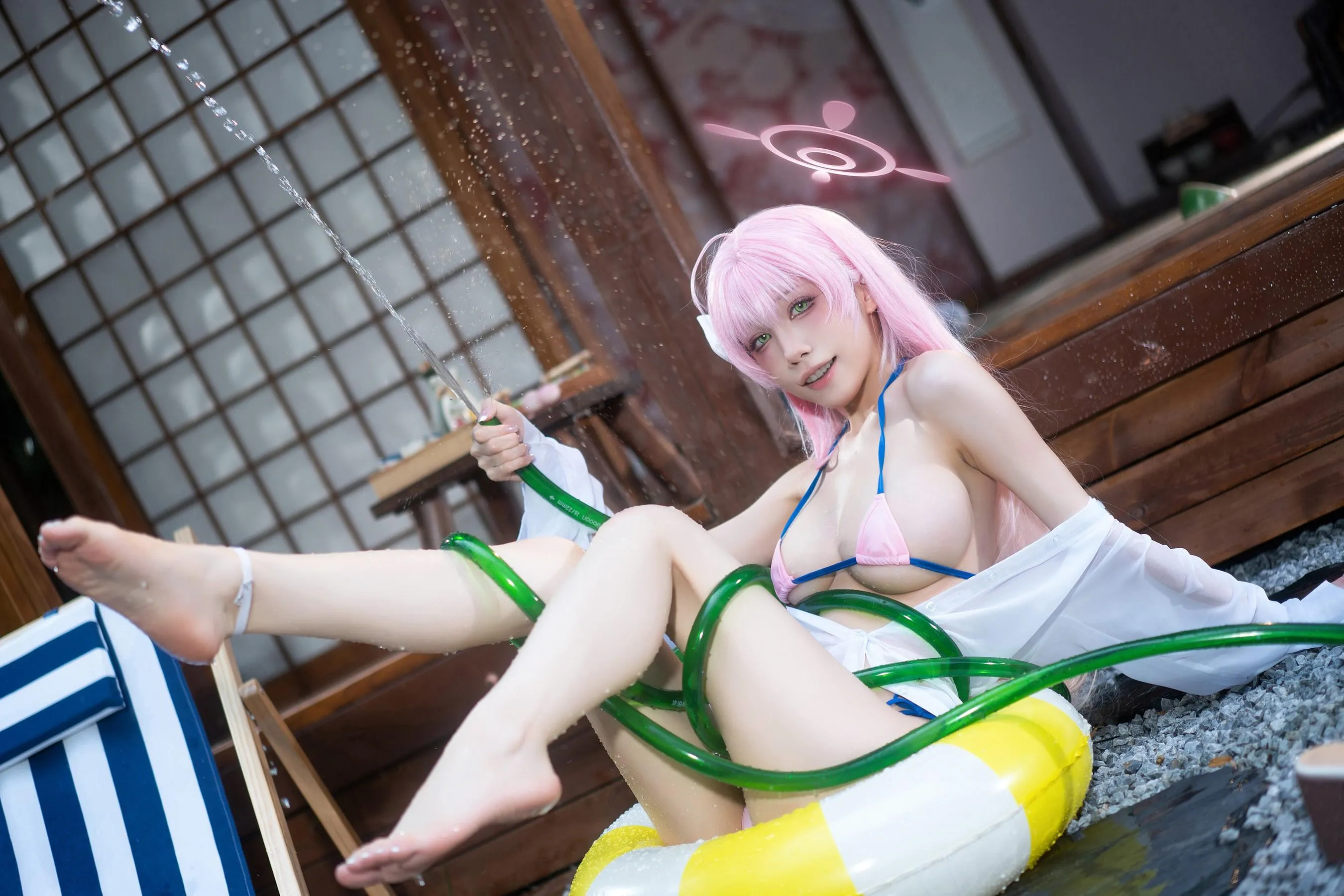 水淼aqua – NO.156 Fantia 2023年10月套图2套-20231025浦和❣️一緒涼？ [40P]插图
